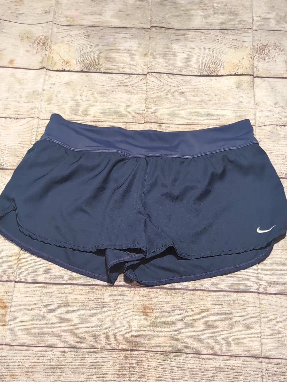 Nike Women's Navy Blue Swim Board Shorts Size L